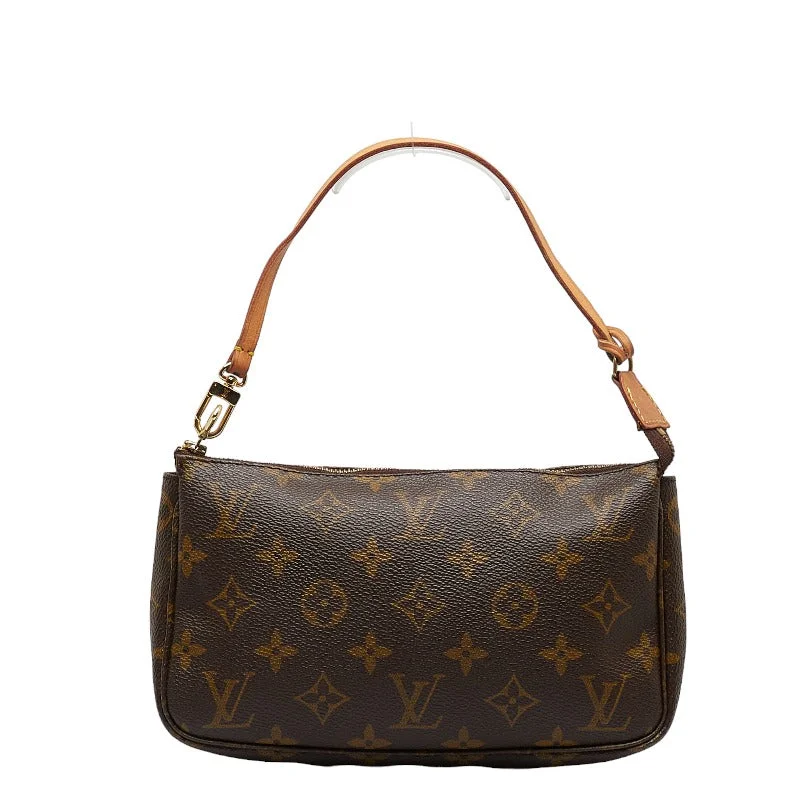 Louis Vuitton Alma bags with a leather - wrapped handle for a luxurious feelLouis Vuitton Monogram Pochette Accessoires Pouch Handbag M51980