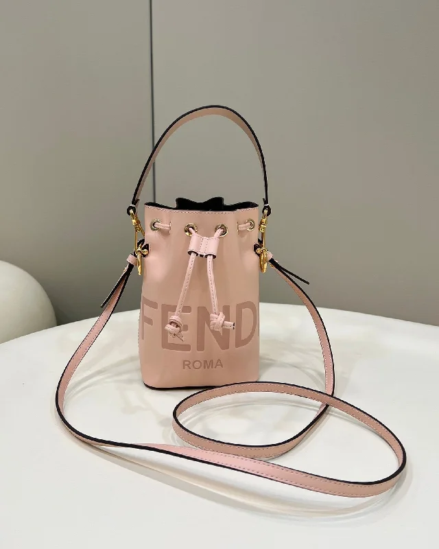 Fendi crossbody bags with a detachable fanny pack strap for a trendy and practical optionFendi Mon Tresor Pale Pink