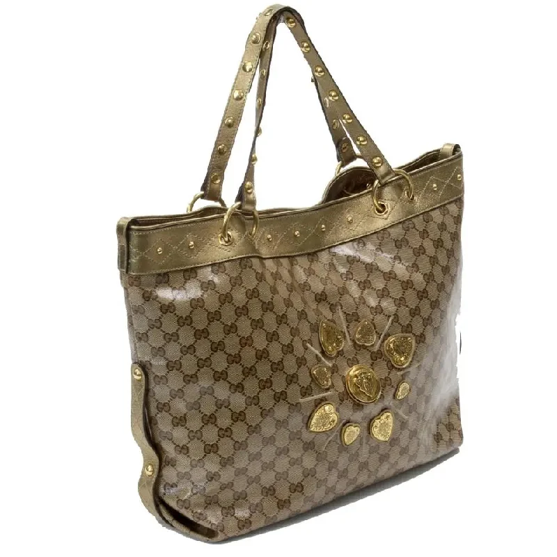 Ladies Gucci Dionysus bags with a chain - link shoulder strapGucci Hysteria Large Monogram GG Medallion Tote GG-B0916P-0058