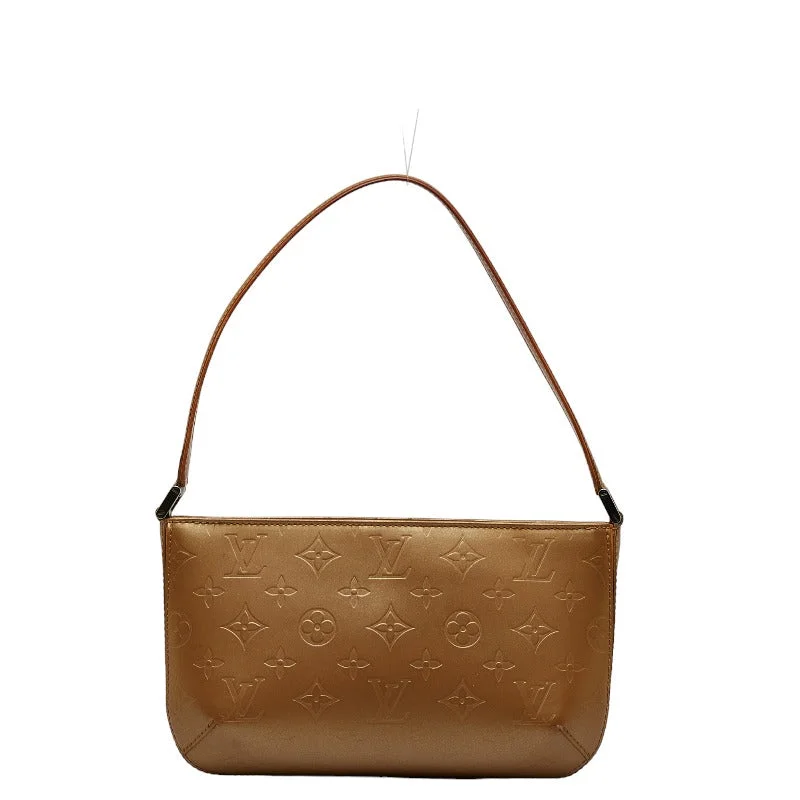 Louis Vuitton bags with a magnetic snap closure for easy accessLouis Vuitton Monogram Matte Fowler Shoulder Bag M55147 Ambre