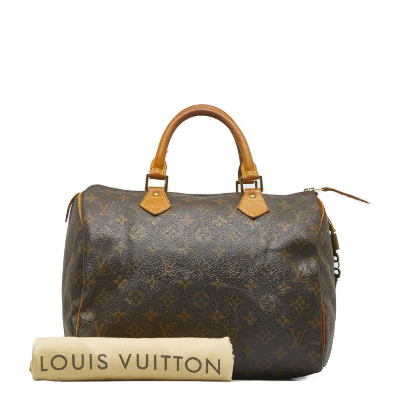 Ladies Louis Vuitton Petite Malle bags in a pastel color for a soft lookLouis Vuitton Monogram Speedy 30 Handbag Mini Boston Bag M41526