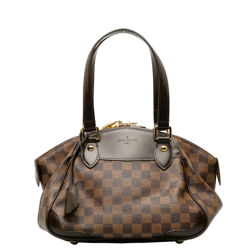 Louis Vuitton Twist bags with the iconic LV - turnlock closureLouis Vuitton Damier Verona PM Handbag N41117 Brown