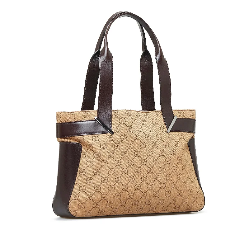 Ladies Gucci shoulder bags with a single - handle designGucci GG Canvas Tote Bag (SHG-YtZc7O)