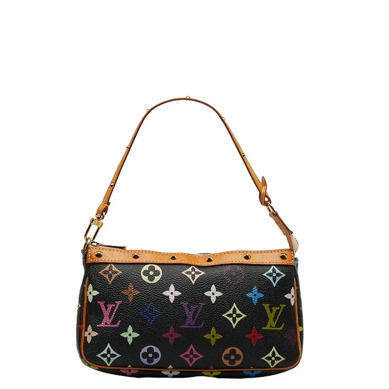 Louis Vuitton bags with a zip - around closure for enhanced securityLouis Vuitton Multicolor Pochette Accessoires Handbag M92648