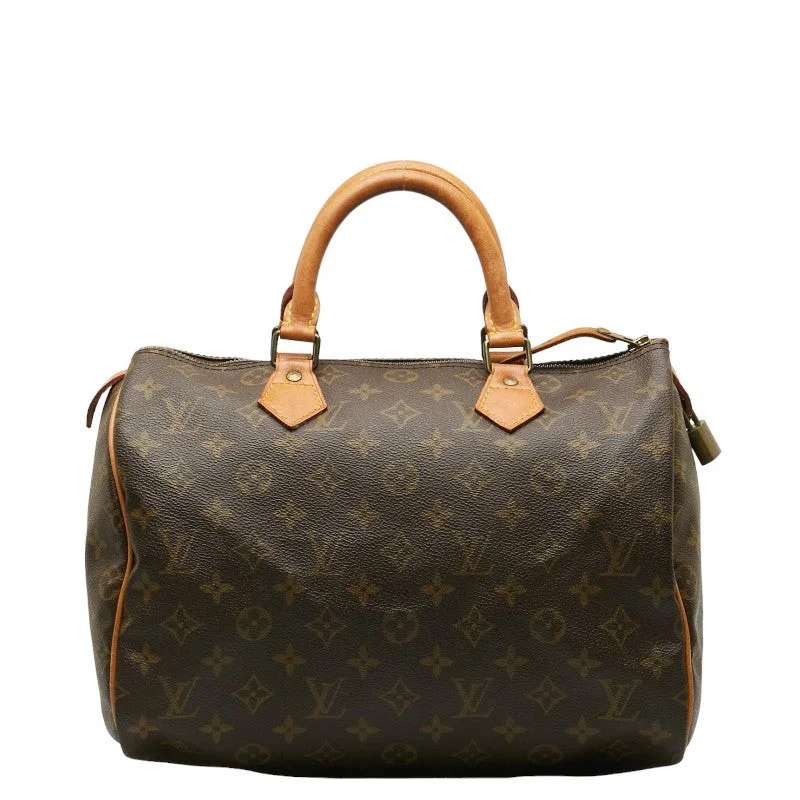 Louis Vuitton crossbody bags with a woven leather strap for textureLouis Vuitton Monogram Speedy 30 Handbag M41526