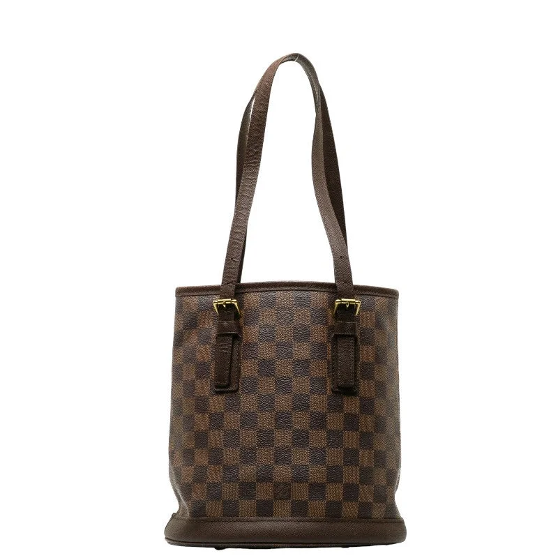 Louis Vuitton handbags with a metal - framed clasp for durabilityLouis Vuitton Damier Marais Tote Handbag N42240