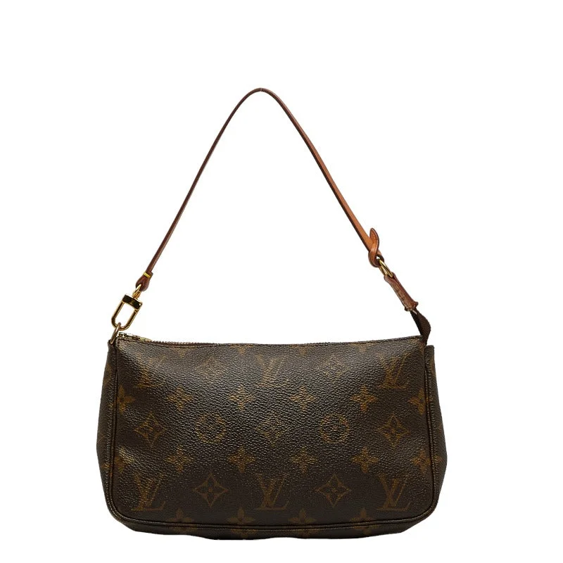 Medium - sized Louis Vuitton tote bags for work and shoppingLouis Vuitton Monogram M51980 Shoulder Bag Leather Brown