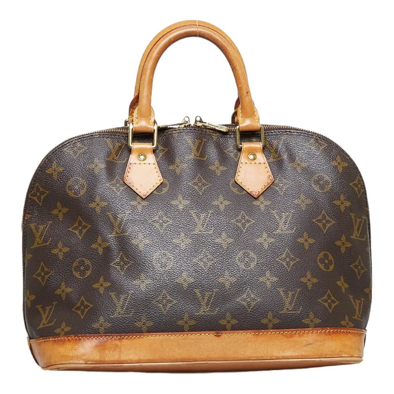 Louis Vuitton bags with a chain - link trim and a leather body for a modern edgeLouis Vuitton Monogram Alma PM Handbag M51130