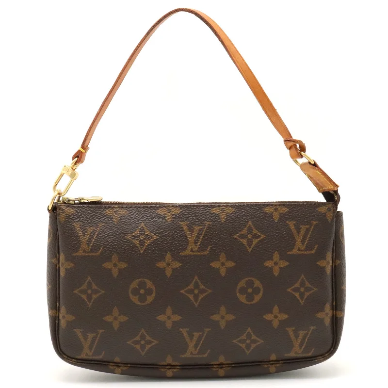 Louis Vuitton handbags with a metal - framed clasp for durabilityLouis Vuitton Monogram Pochette Accessory