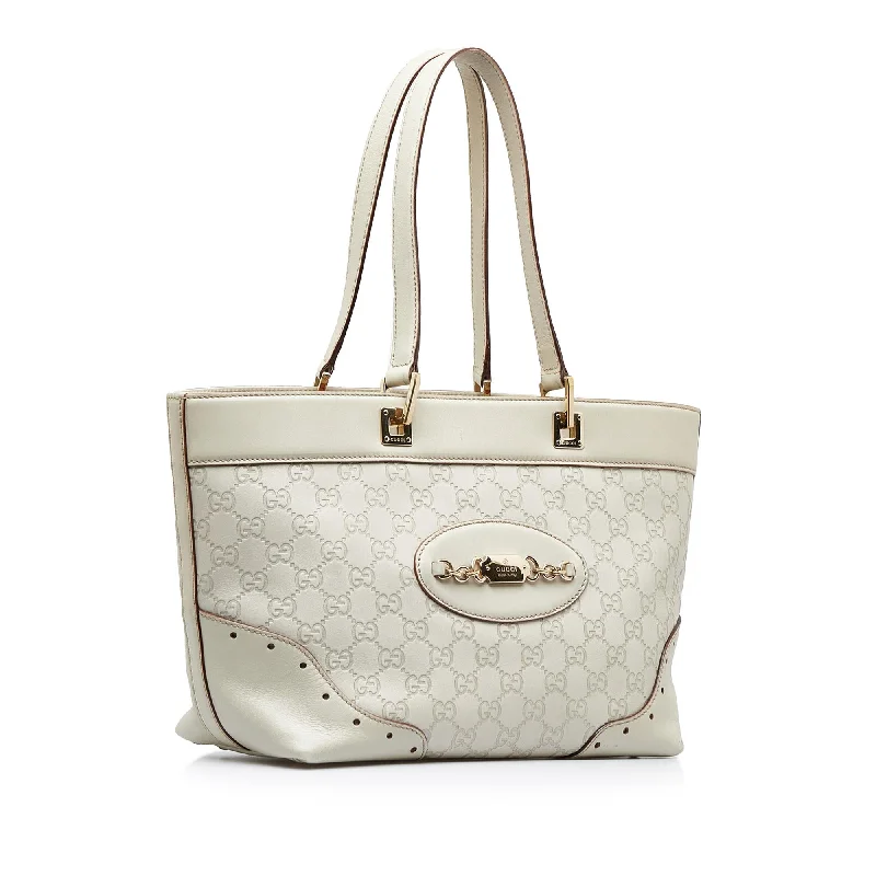 Women Gucci bags with a detachable mirror insideGucci Guccissima Punch Tote (SHG-xcqdTa)