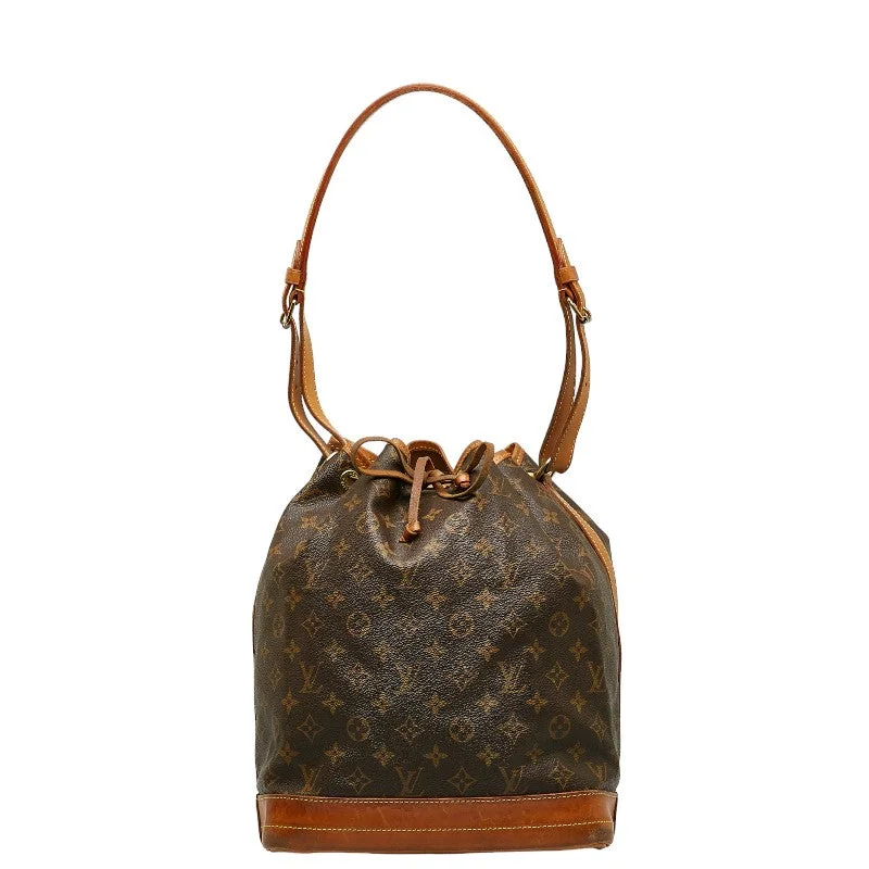 Louis Vuitton Alma bags featuring the signature top - handle designLouis Vuitton Monogram Noe Shoulder Bag M42224 Brown