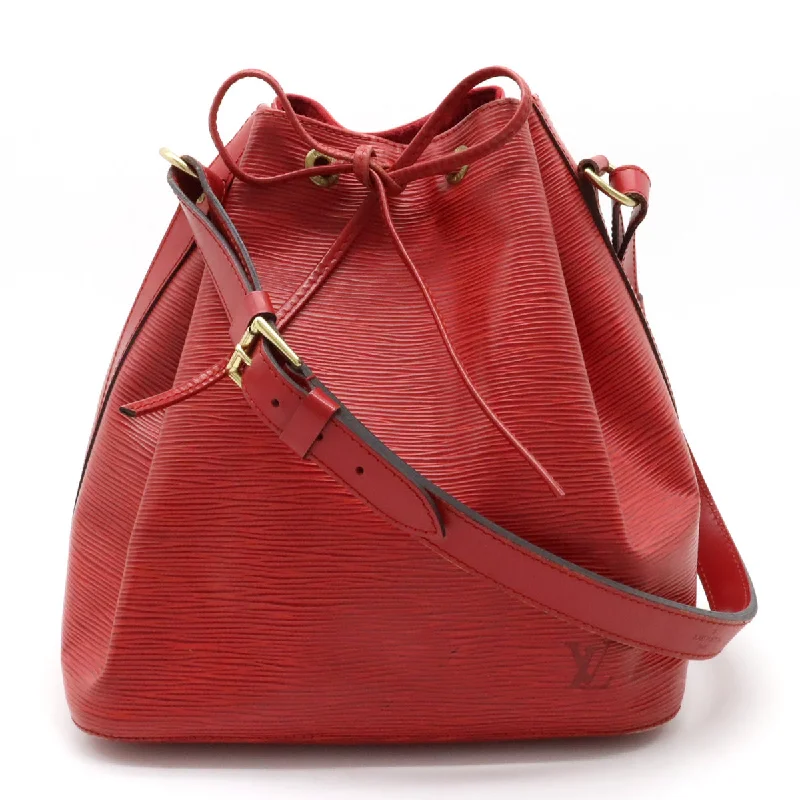 Louis Vuitton Alma bags with a detachable shoulder strap for versatilityLouis Vuitton Epi Noe Shoulder Bag Castilian red M44107