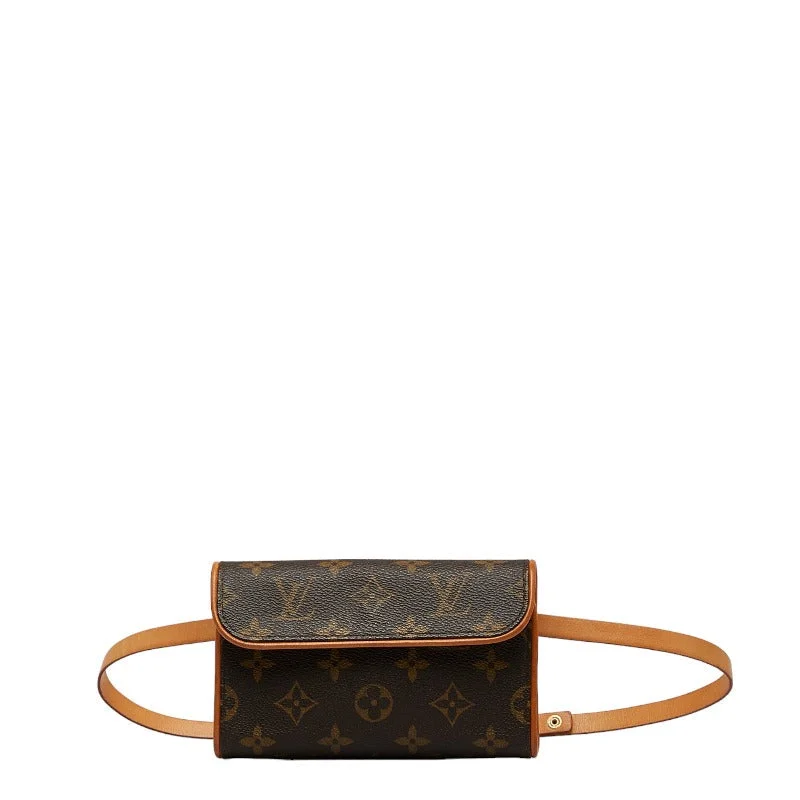 Louis Vuitton crossbody bags with a printed floral pattern for femininityLouis Vuitton Monogram Pochette Florentine XS Belt Bag M51855