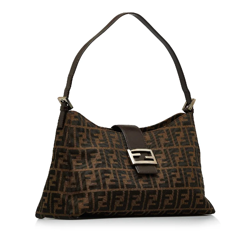 Fendi bags with a detachable mirror inside for quick touch - ups and groomingFendi Zucca Shoulder Bag (SHG-2x11Rq)