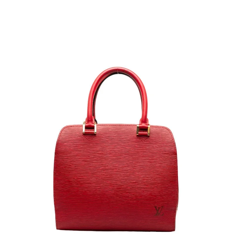 Louis Vuitton Alma bags with a leather - wrapped handle for a luxurious feelLouis Vuitton Epi Pont Neuf Handbag M52057 Castilian Red Leather