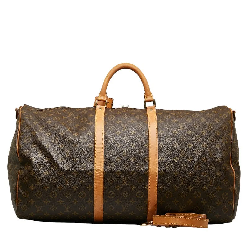 Ladies Louis Vuitton Capucines bags with a detachable shoulder strapLouis Vuitton Monogram Keepall Bandolière 60 Boston Bag M41412