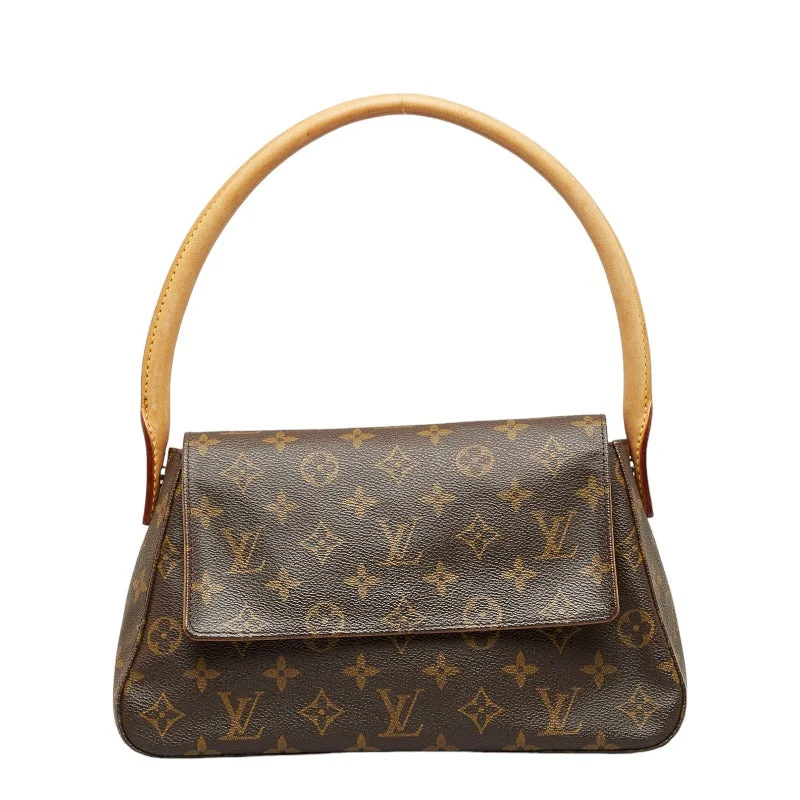 Louis Vuitton Alma bags featuring the signature top - handle designLouis Vuitton Monogram Mini Looping Handbag M51147