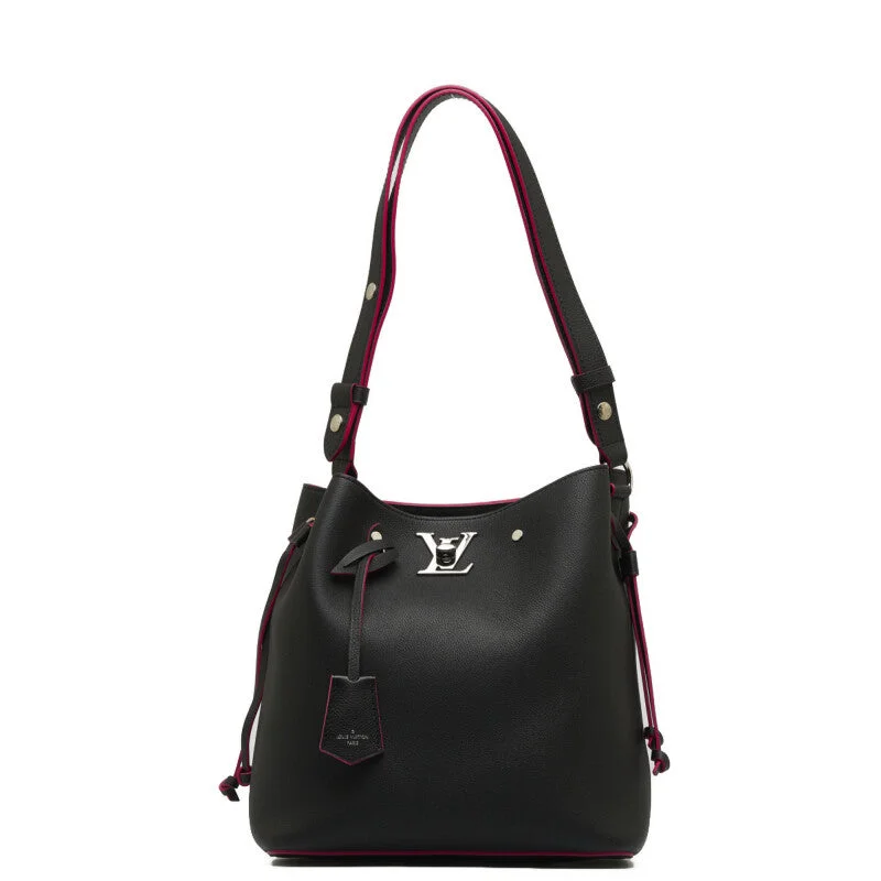 Louis Vuitton crossbody bags with adjustable shoulder straps for comfortLouis Vuitton Rock Me Bucket Diagonal Shoulder Bag M54677 Noir