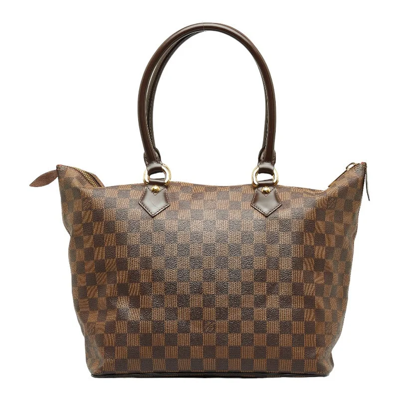 Louis Vuitton bags with a front - flap pocket for quick - access itemsLouis Vuitton Damier Saleya MM Handbag Tote Bag N51188