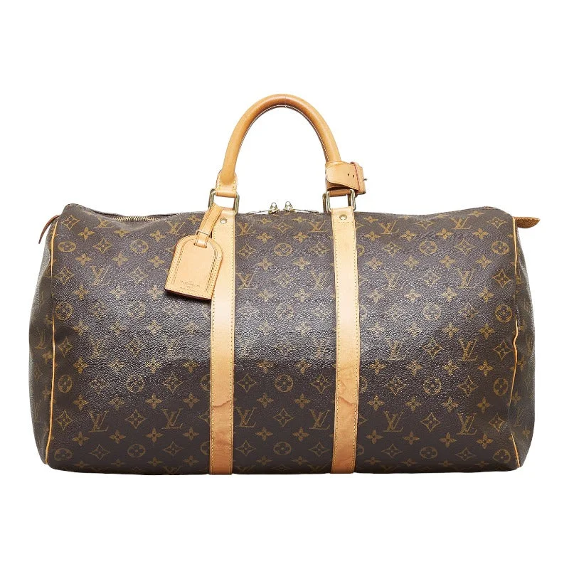 Louis Vuitton tote bags with a water - resistant coating for outdoor useLouis Vuitton Monogram Keepall 50 Boston Bag M41426