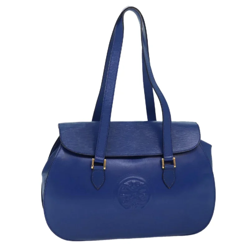 Fendi bags with a built - in USB charging port for keeping devices powered on the goFENDI Shoulder Bag Leather Blue  ti1862