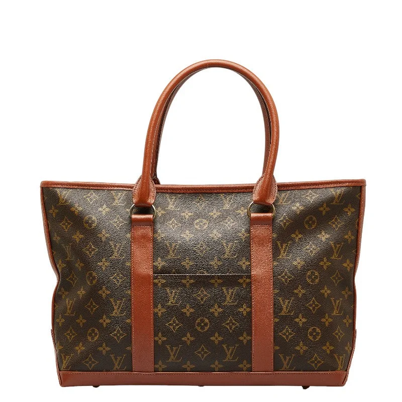 Louis Vuitton Alma bags with a monogram - embossed leather surfaceLouis Vuitton Monogram Sack Weekend PM Shoulder Bag Tote Bag M42425