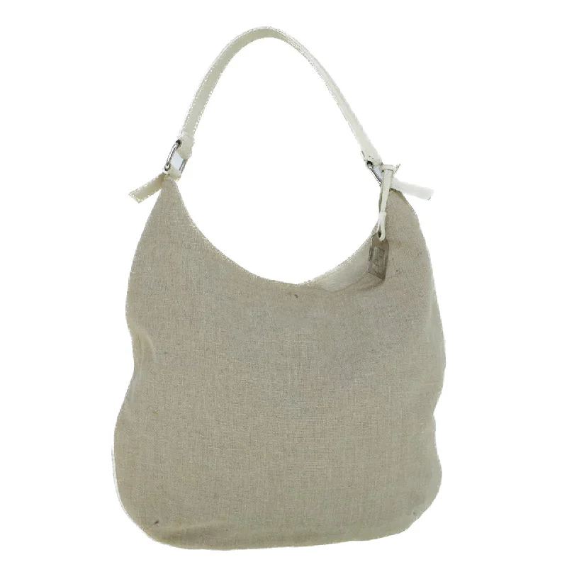 Fendi tote bags with a spacious interior and multiple pockets for daily essentialsFENDI Shoulder Bag Canvas Beige  bs9075