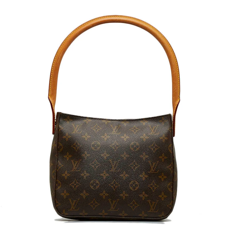 Louis Vuitton Alma bags with a detachable shoulder strap for versatilityLouis Vuitton Monogram Looping MM Shoulder Bag Handbag M51146