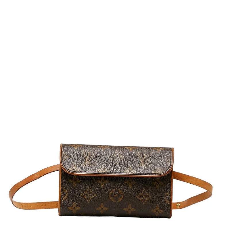 Small - sized Louis Vuitton Pochette Metis bags for a compact carryLouis Vuitton Monogram Pochette Florentine XS Belt Bag M51855 Brown