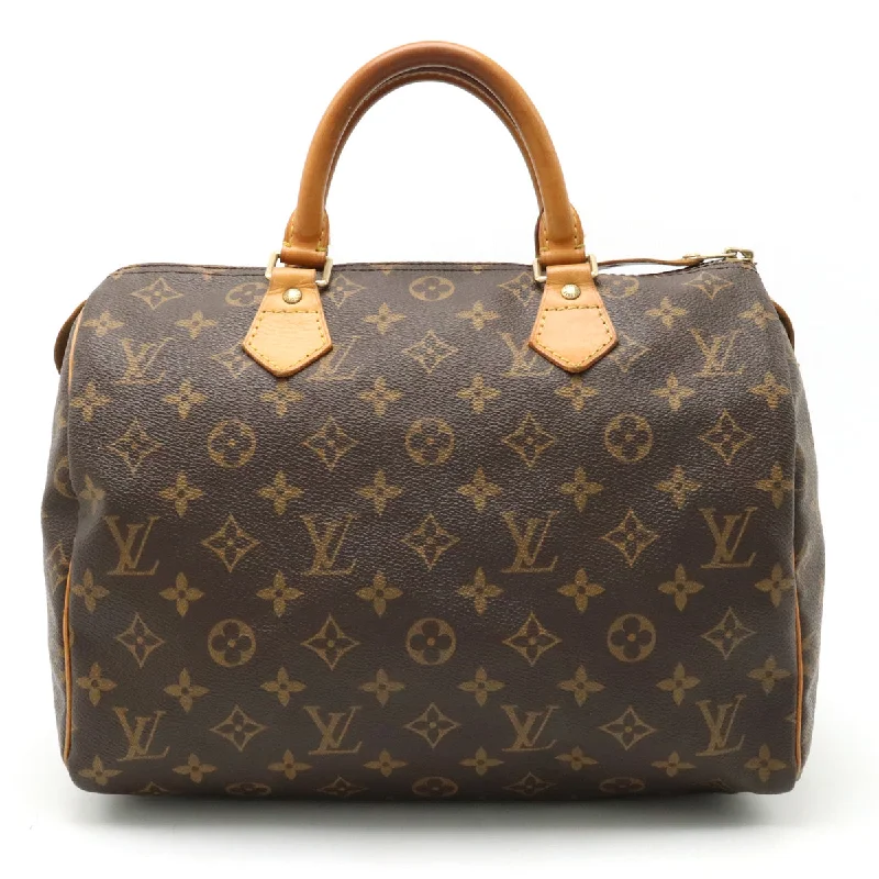 Ladies Louis Vuitton shoulder bags with a single - handle silhouetteLouis Vuitton Monogram Speedy 30 Handbag M41526