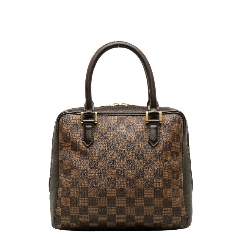 Louis Vuitton crossbody bags in a bold red color for a statementLouis Vuitton Damier Brera Handbag N51150 Brown