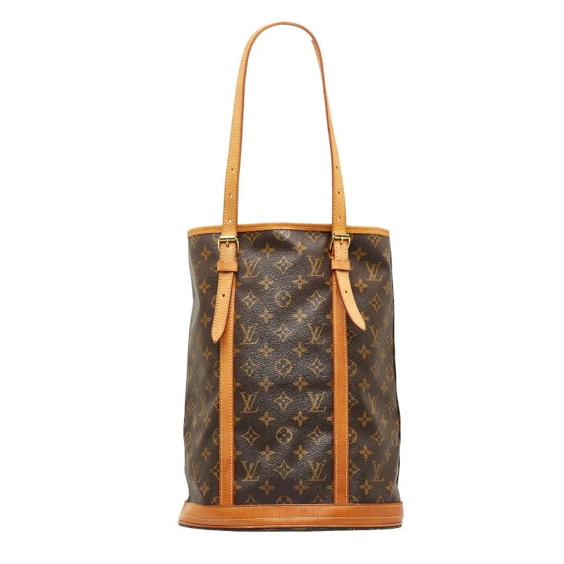 Ladies Louis Vuitton Capucines bags with gold - toned hardwareLouis Vuitton Monogram Bucket GM Shoulder Bag M42236