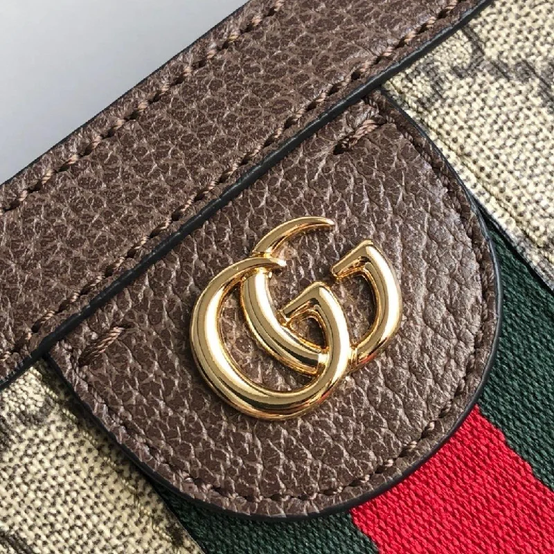 Women Gucci Sylvie bags with a monogram - embossed leatherGucci Ophidia GG Medium Tote Bag