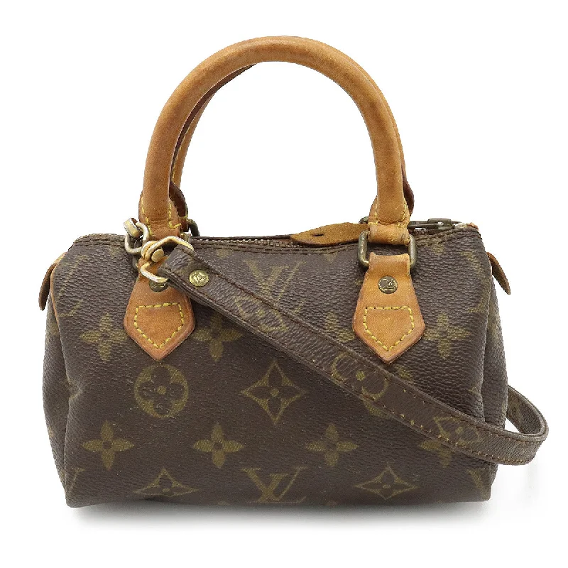 Ladies Louis Vuitton Capucines bags with a detachable shoulder strapLouis Vuitton Monogram Mini Speedy Handbag M41534