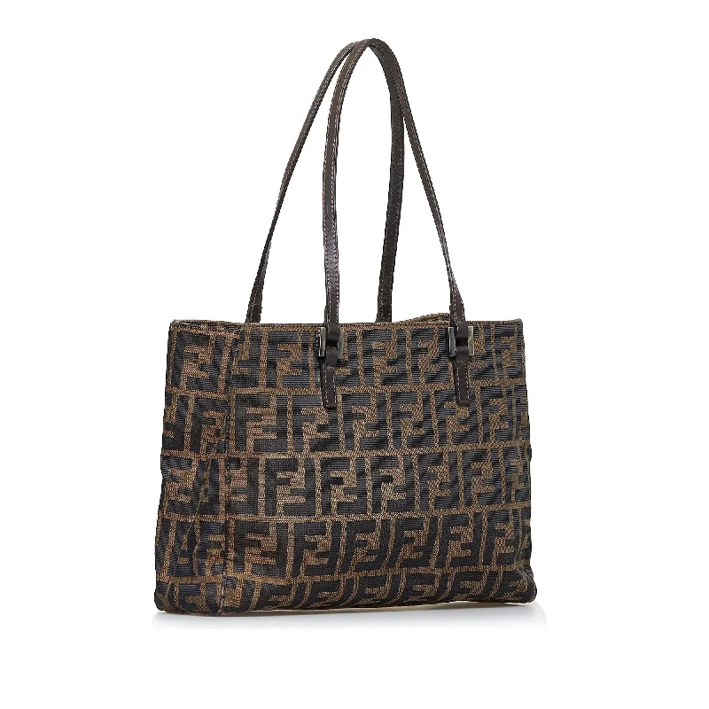 Fendi handbags with a biodegradable leather alternative for an eco - conscious choiceFendi Zucca Tote