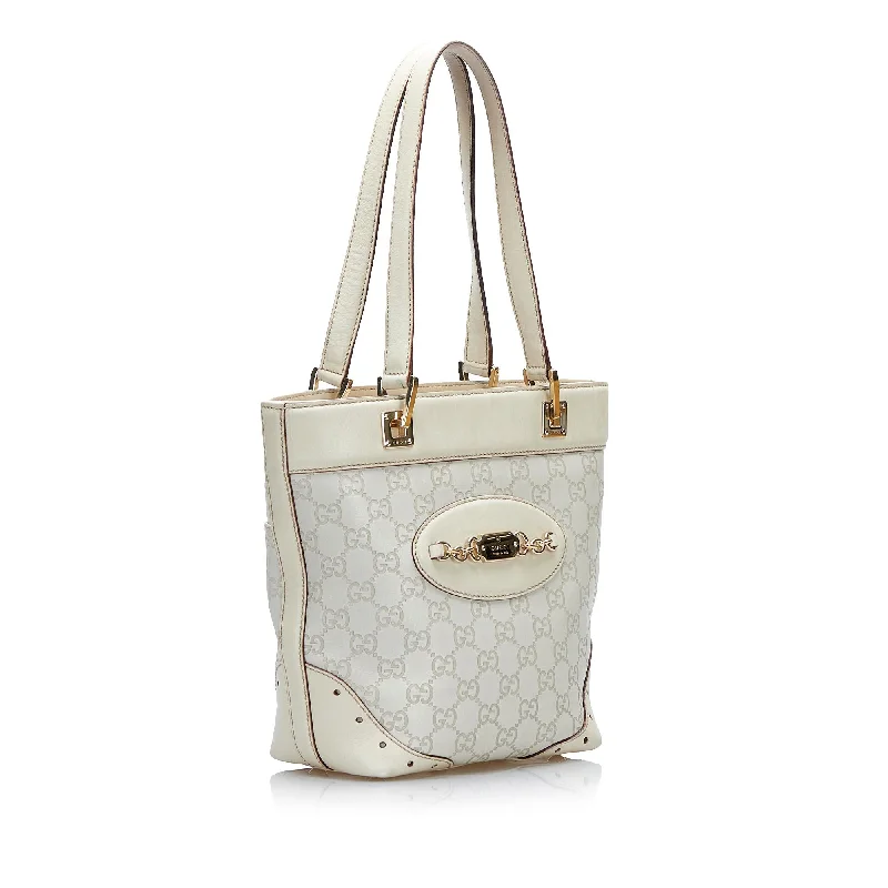 Ladies Gucci shoulder bags with a single - handle designGucci Guccissima Punch Tote (SHG-bkpt2y)