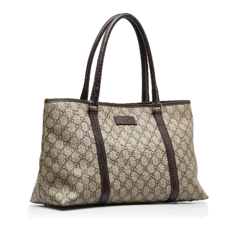 Gucci backpacks for women with a multi - pocket designGucci GG Supreme Tote Bag (SHG-bFUlqN)