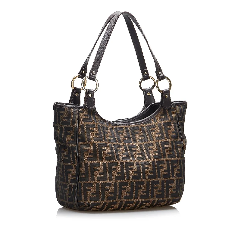 Fendi handbags with a beaded trim for a glamorous and eye - catching lookFendi Zucca Tote (SHG-oPw2pD)