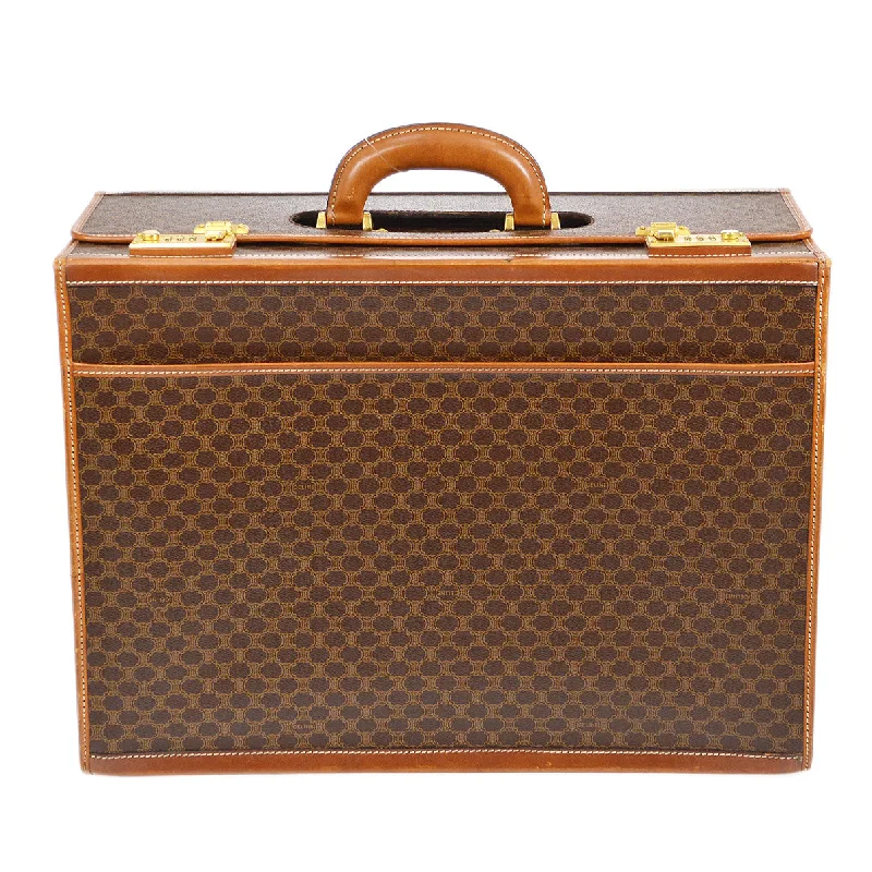 Affordable Replica - Style Celine BagsCELINE M08 Macadam Travel Bag Trunk Case Brown