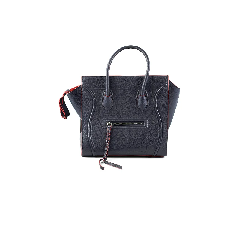 Airport - Friendly Celine Carry - on BagsCeline Medium Trapeze Navy Blue Tote Bag