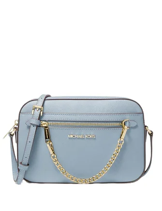 Michael Michael Kors picnic bags for outdoor lunchesMichael Michael Kors Jet Set Large Saffiano Leather Crossbody Bag