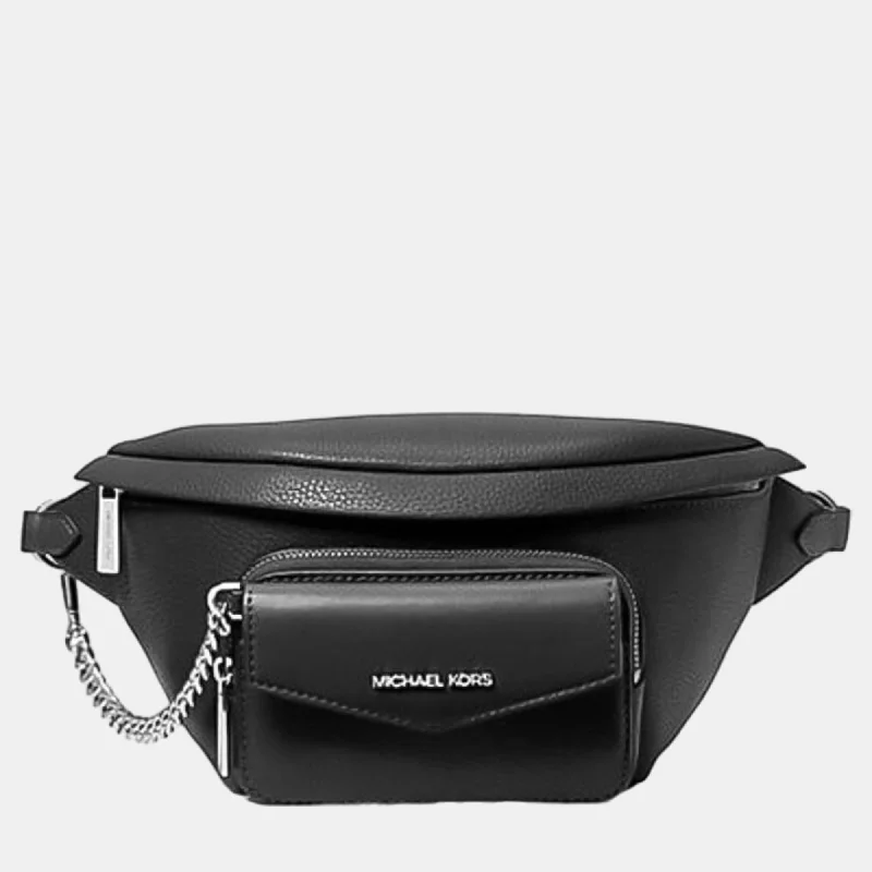 Michael Michael Kors clutch bags for formal eventsBlack Leather Belt Bag