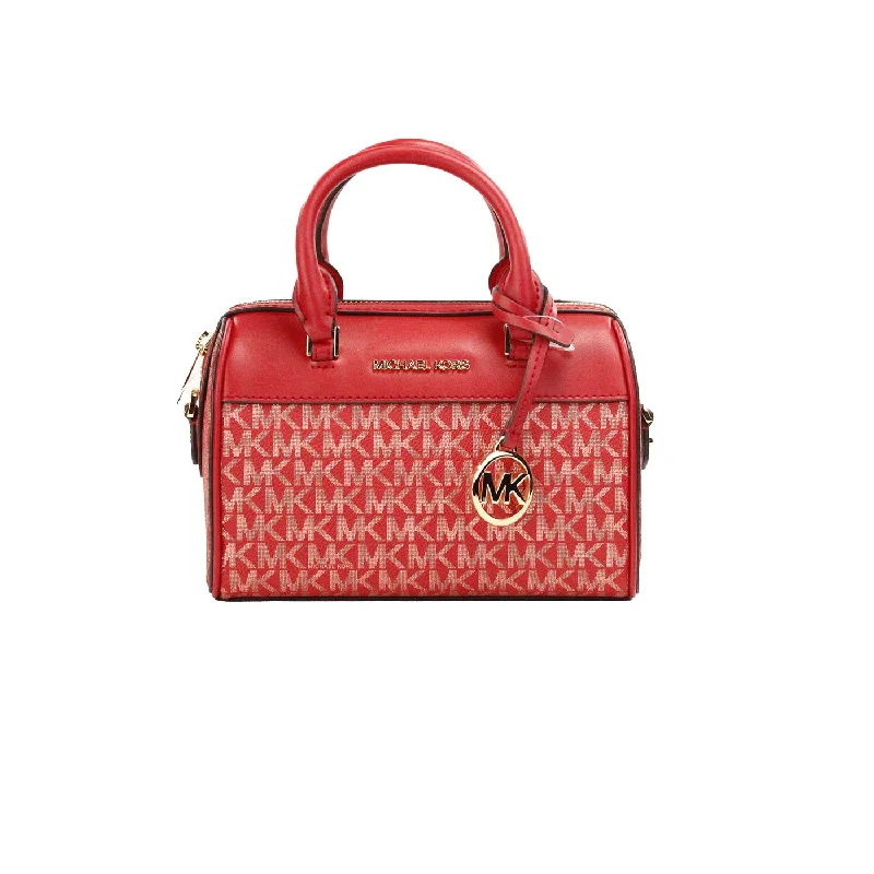 Michael Michael Kors Bags for career transitions to boost confidenceMichael Kors Travel XS Bright Red Signature PVC Duffle Crossbody Bag Purse