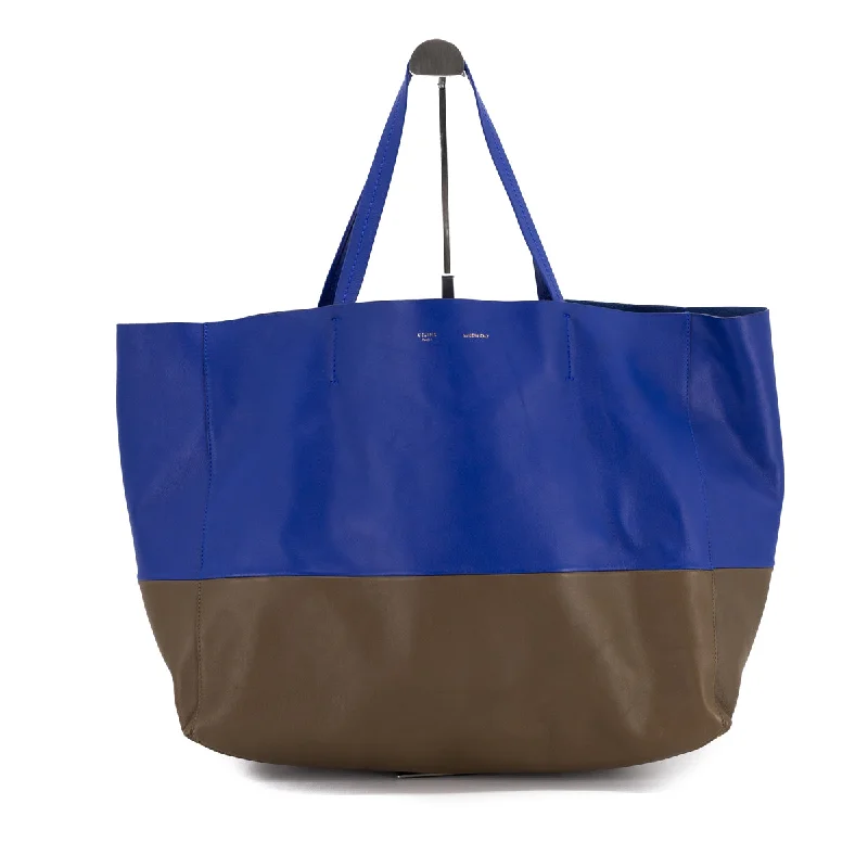 Celine Bags with Adjustable Shoulder Straps for All - Day ComfortCeline Shoppers Tote Two Toned Blue/Grey