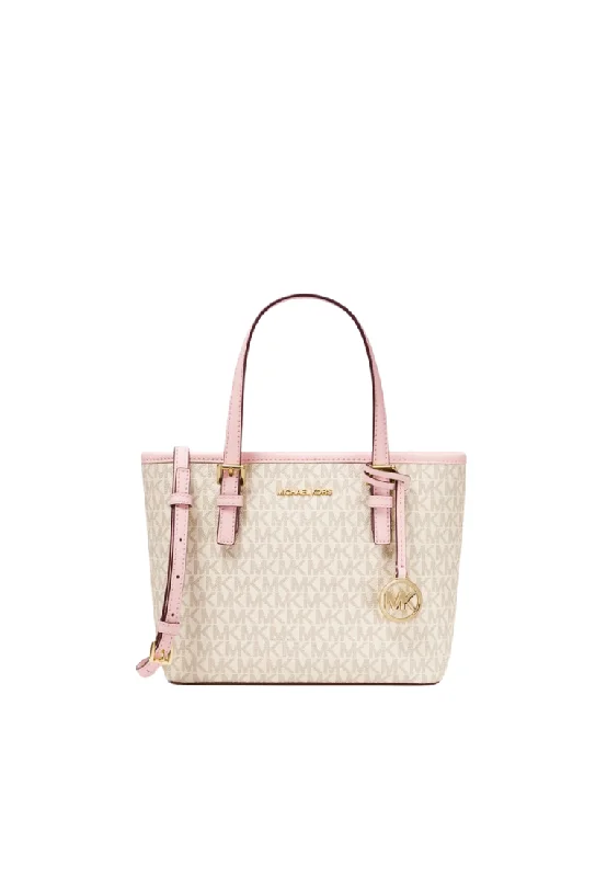 Michael Michael Kors Bags with zip - top closures for added securityMichael Kors Jet Set Travel Tote Bag Extra Small Top Zip in Powder Blush 35T9GTVT0B