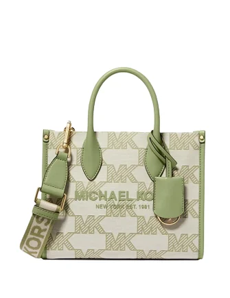 Michael Michael Kors Bags for cruise vacations with a nautical - inspired lookMichael Michael Kors Mirella Small Logo Jacquard Crossbody Bag