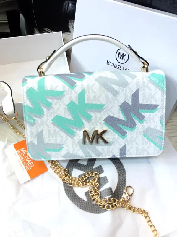 animal - print Michael Michael Kors satchels for a bold fashion statementChic Women Bag - Michael Kors-Inspired Crossbody Bag with Box & Dust Bag (Green)