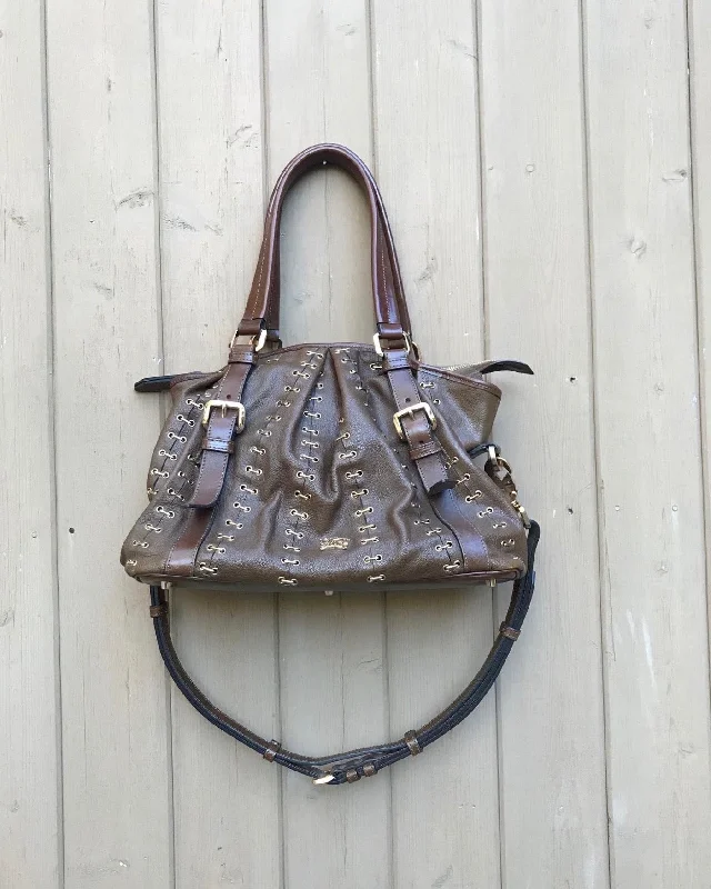 Limited Edition Burberry Bags for CollectorsVintage BURBERRY Brown Leather Shoulder Bag