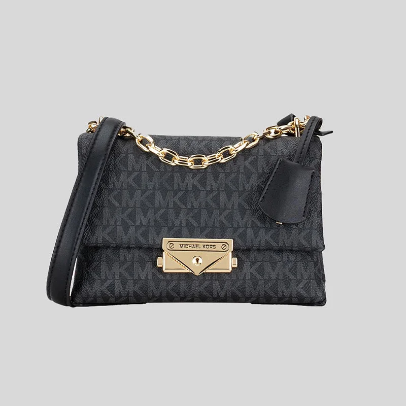 Michael Michael Kors Bags for influencers to carry at eventsMichael Kors Cece Small Logo Shoulder Bag Black 35F2G0EC5B