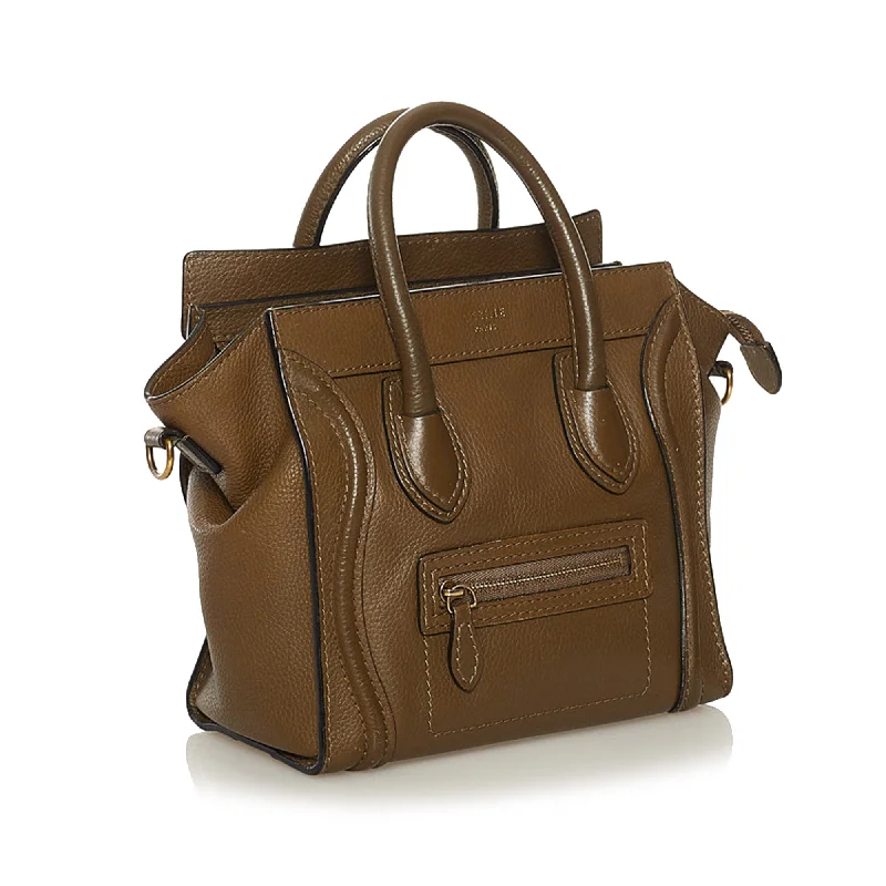 Kids' Sized Celine - Inspired Bags for Young Fashion LoversBrown Celine Luggage Tote